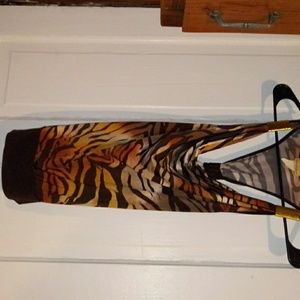 Fairly New! Fashion Magazine Club Dress Tiger